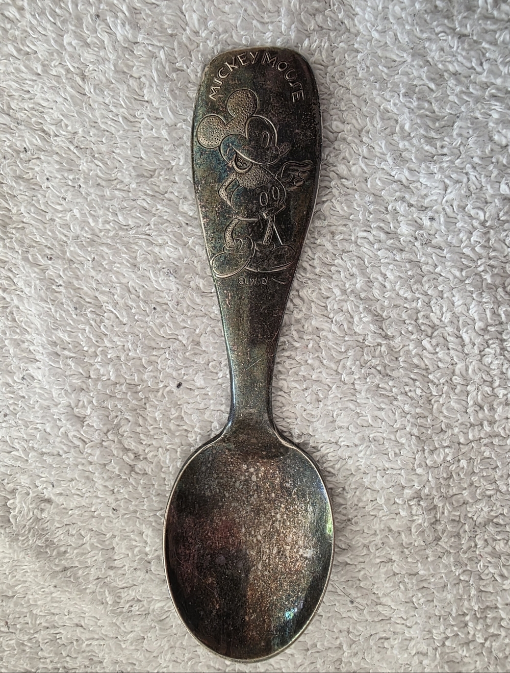 Mickey Mouse Silver Children's Spoon